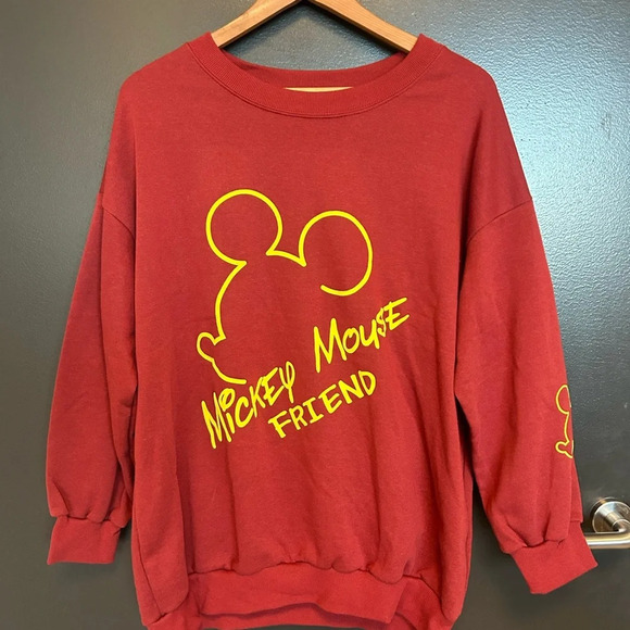The Nan Da Mickey Mouse sweatshirt oversized M with shorter sleeves good conditi - Picture 4 of 11